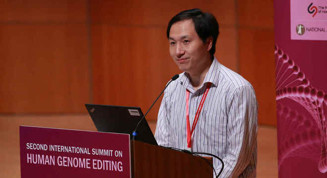 He Jiankui responsável pela pesquisa com edição genética
