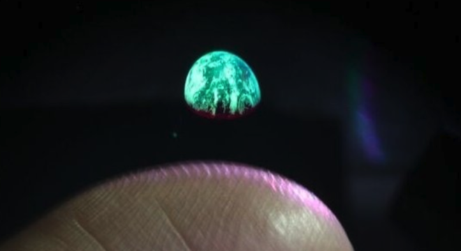 Cientistas criam holograma 3D [e como fazer uma versão com celular]