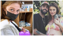 Cintia Dicker amamenta filha pela 1ª vez, e Scooby celebra: 'Depois da tempestade vem a bonança'