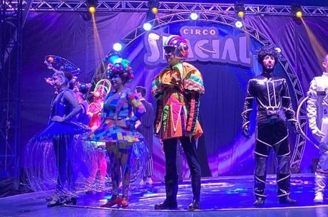 Apresentação do Circo Spacial, em São Paulo (Divulgação)