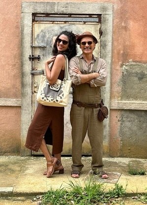 Clarissa Pinheiro e Enrique Diaz de 'Mar do Sertão'