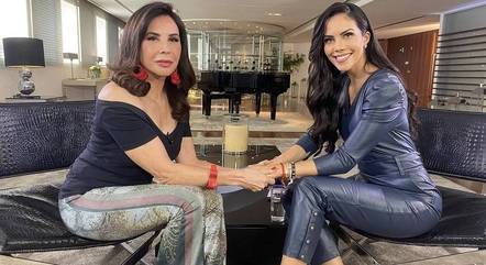 Cláudia Alencar e Daniela Albuquerque no "Sensacional"