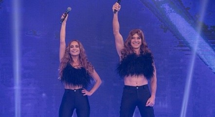 Claudia Leitte  e Rodrigo Farro no "Dança Gatinho"