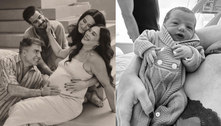 Claudia Raia abre álbum de fotos com filho recém-nascido: 'Amo tanto que não cabe em mim'