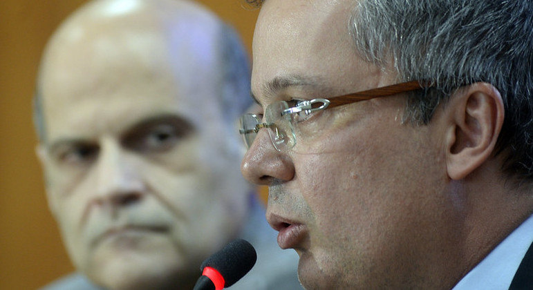 André Clemente e o vice-governador do DF, Paco Britto