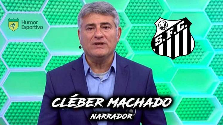 Cléber Machado é torcedor do Santos.