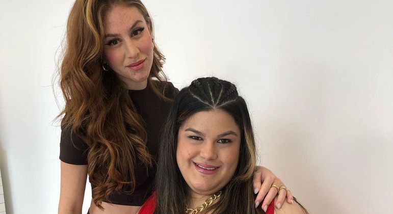 Clélia Rodrigues com Mari Maria