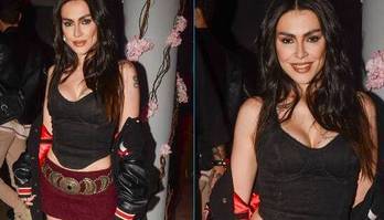 Cleo arrasa ao usar minissaia, corset e botas em seu aniversário de 41 anos (Araujo/Agnews)