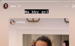 A atriz recebeu declarações de amigos no Instagram