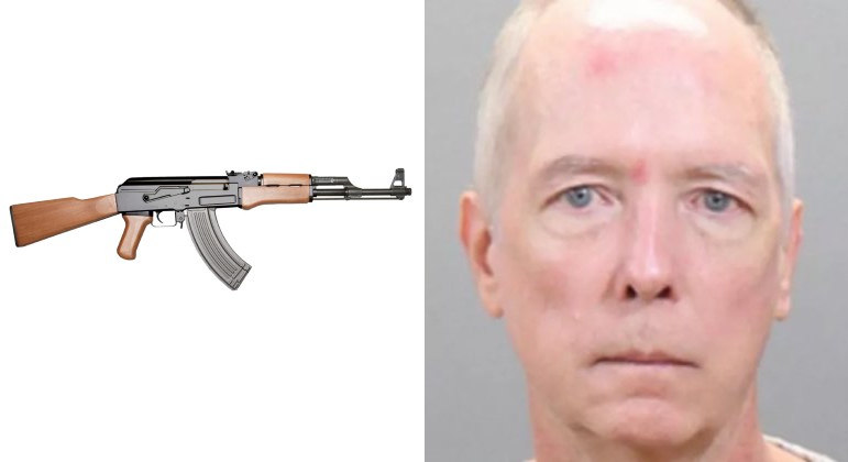 Charles Doty admitiu que apontou uma AK-47 para funcionários, de acordo com a polícia