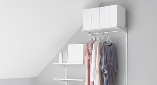 closet aberto - close de canto simples 