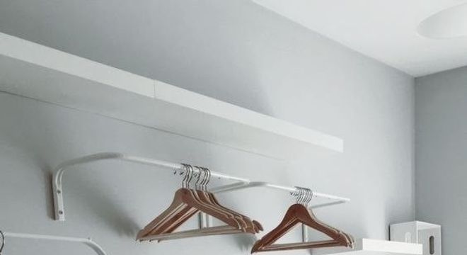 closet aberto - closet branco 
