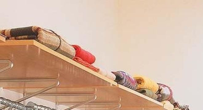 closet aberto - closet com estrutura simples 
