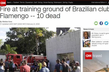 CNN ressalta a quantidade de vítimas da tragédia