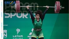 Laura Amaro conquista bronze no levantamento de peso do Pan de Santiago