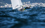 22.07.2021 - Jogos Olímpicos Tóquio 2020 - Treino da equipe olímpica masculina de vela, categoria 470M com o atletas Henrique Haddad e Bruno Bethlemna na Enoshima Yacht Harbour em Tóquio. Foto: Jonne Roriz/COB
