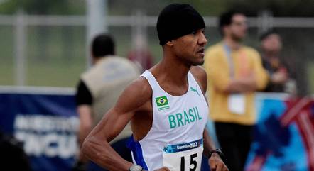 Paulo Roberto de Paula durante a maratona dos Jogos Pan-Americanos