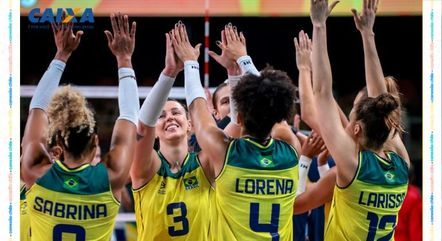 Brasil ficou com a prata no vôlei feminino
