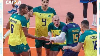 Con el espectáculo de Darlan, Brasil gana en el debut del voleibol masculino en Pan-Sports