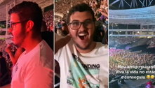 Fã viraliza ao mostrar como amigo fez estádio inteiro cantar 'Viva La Vida' em show do Coldplay