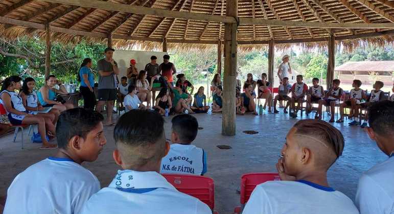 Alunos também participaram de oficinas sobre energias, solo e vegetação amazônica
