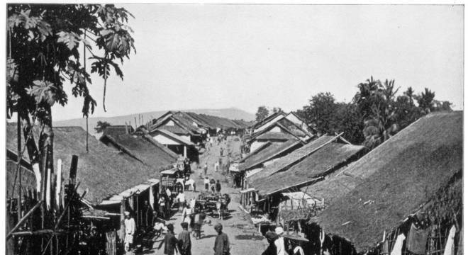 Cólera se espalhava com facilidade em vilarejos como este de Calcutá, fotografado na década de 1890