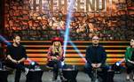 Sente o peso dessa foto! Da esquerda para a direita: Fernando Viudez, conhecido como o Porco e diretor-geral do programa, Adriane Galisteu, Rodrigo Carelli e Bia Cioffi, diretora de Conteúdo Digital e Transmídia