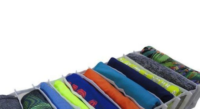 colmeia organizadora - colmeia transparente de bermudas 