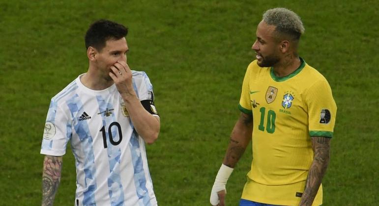 Neymar e Messi: Brasil e Argentina juntos por sucesso da dupla no