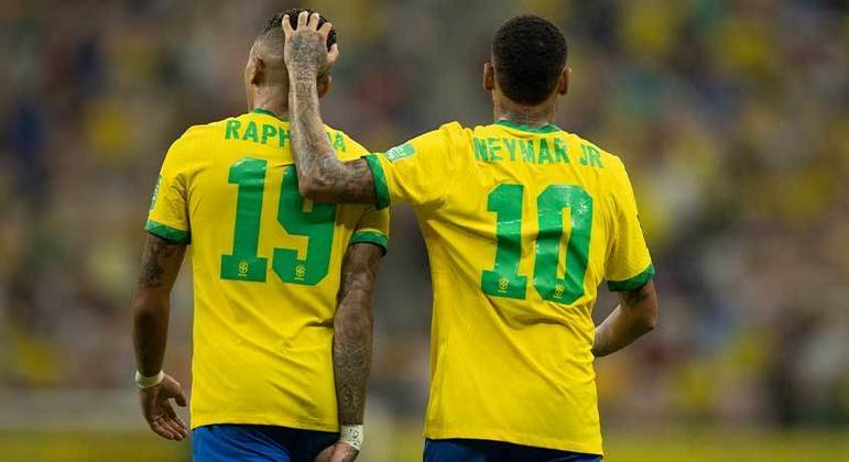 Neymar reconheceu o excelente futebol de Raphinha. A dupla se entrosou muito bem