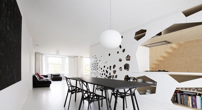 Combine as cores da mesa retangular com as cadeiras