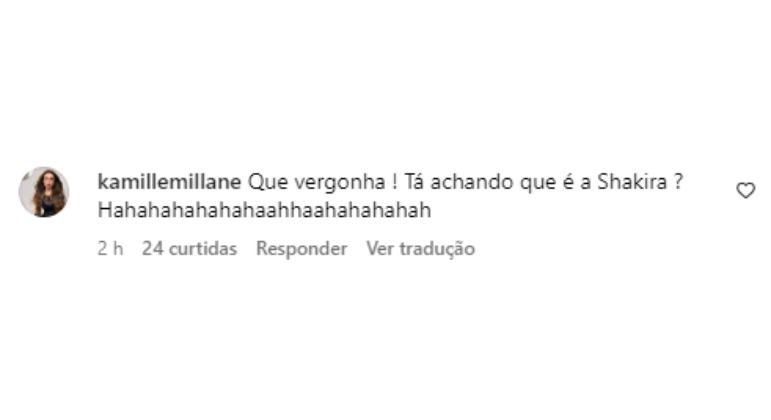 Comentário da amante do ex da Gabi Martins