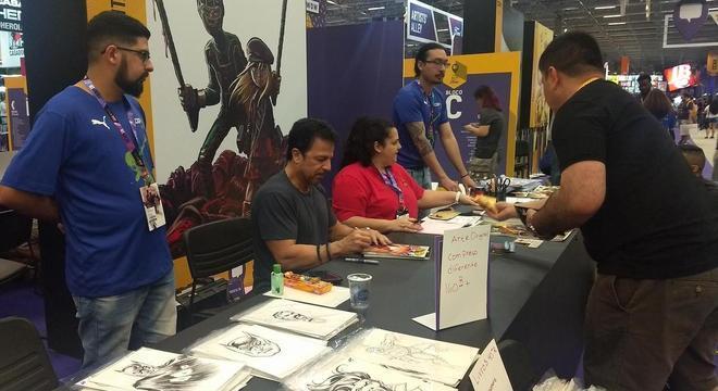 Artists' Alley uma das áreas mais visitadas da CCXP