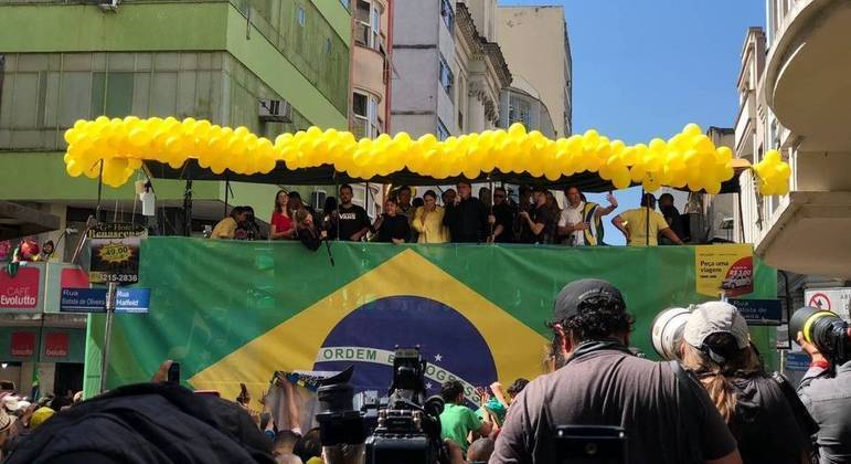 Primeiro comício do presidente Jair Bolsonaro foi em Juiz de Fora, Minas Gerais