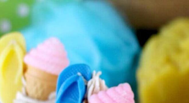 comidas personalizadas para festa na piscina Foto Pinterest