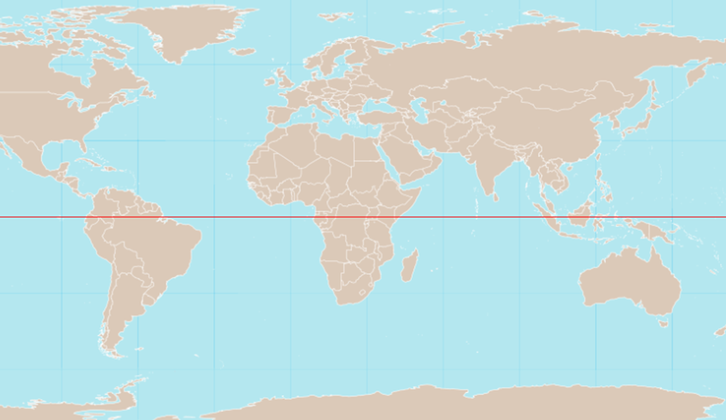 Como a Indonésia fica numa latitude por onde passa a Linha do Equador, a terra é fértil, com clima úmido. 