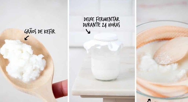 Como fazer Kefir de Leite