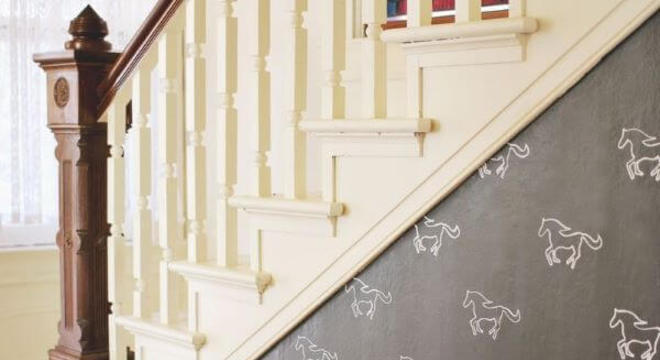 como fazer stencil para parede