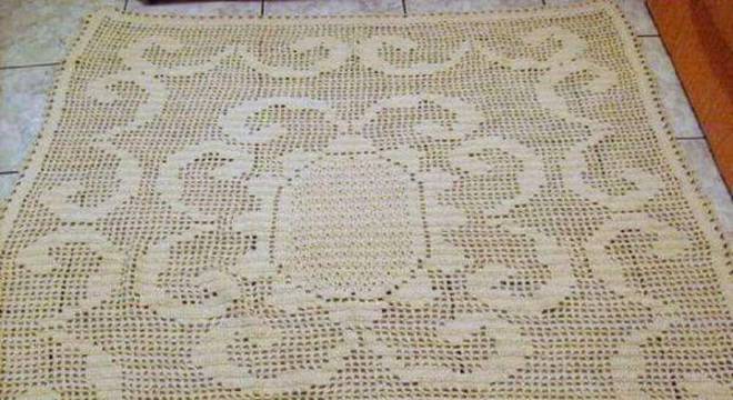 Como fazer tapete de crochê
