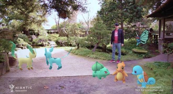 Conceito de Pokémon GO no HoloLens 2 (Imagem: Divulgação/Niantic)