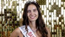 Finalista do Miss Inglaterra é a primeira a disputar o concurso sem usar maquiagem