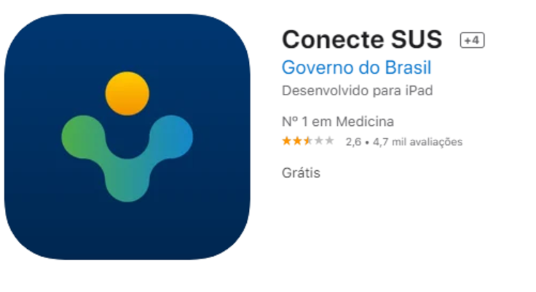 ConecteSUS deve voltar a funcionar até o fim de semanaREPRODUÇÃO