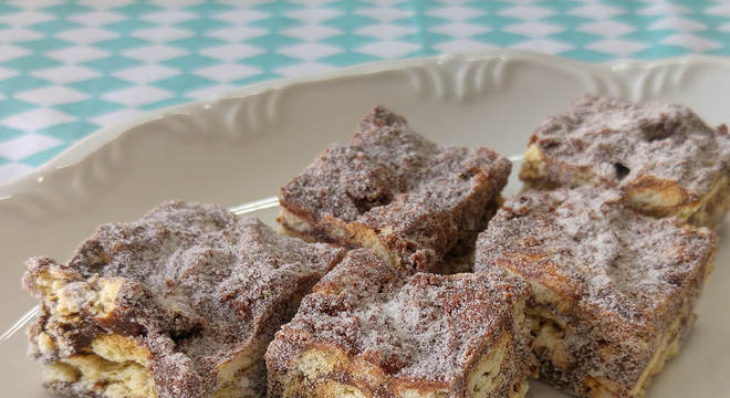 Palha Italiana Como Fazer Com Chocolate Em Pó E Chocolate