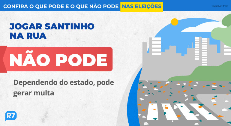 Confira o que pode e o que não pode nas eleições