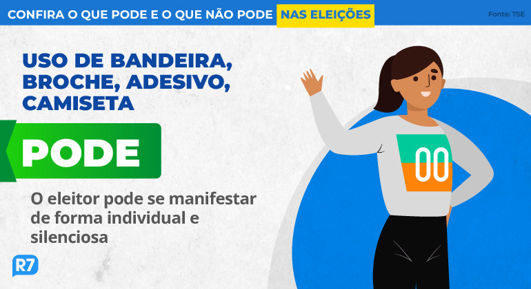 Confira o que pode e o que não pode nas eleições