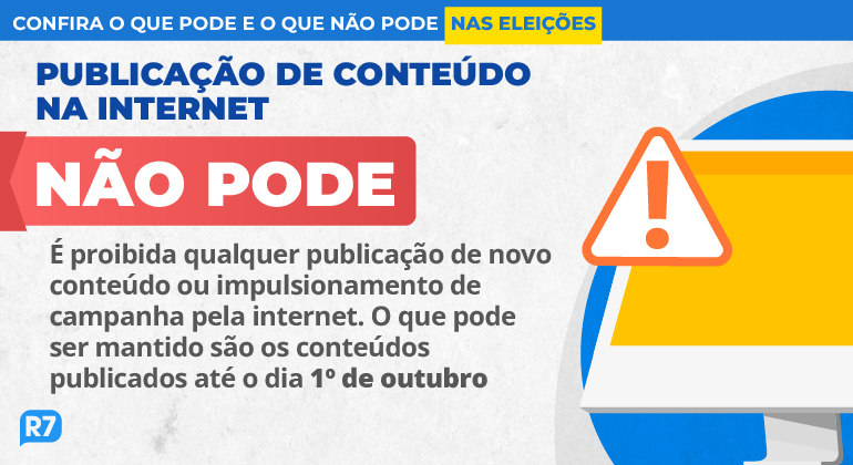 Confira o que pode e o que não pode nas eleições