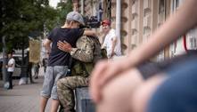 Ucranianos se dizem 'felizes' pela rebelião dos milicianos russos