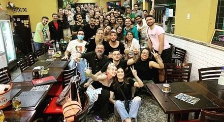 Confraternização do pessoal da ESPN postada nas redes sociais. Pode dar certo?