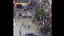 Cracolândia tem confusão, e estacionamento é invadido durante ação da Guarda; veja vídeo
