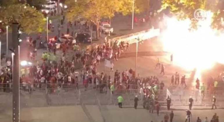 Confusão Torcida Flamengo Maracanã
